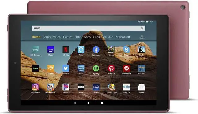 Alt view image 2 of 7 - Fire HD 10 Tablet (10.1" 1080p full HD display, 64 GB) – Plum