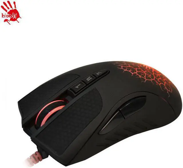 Alt view image 3 of 5 - A4tech Bloody A90 light strike micro switch professional gaming mouse