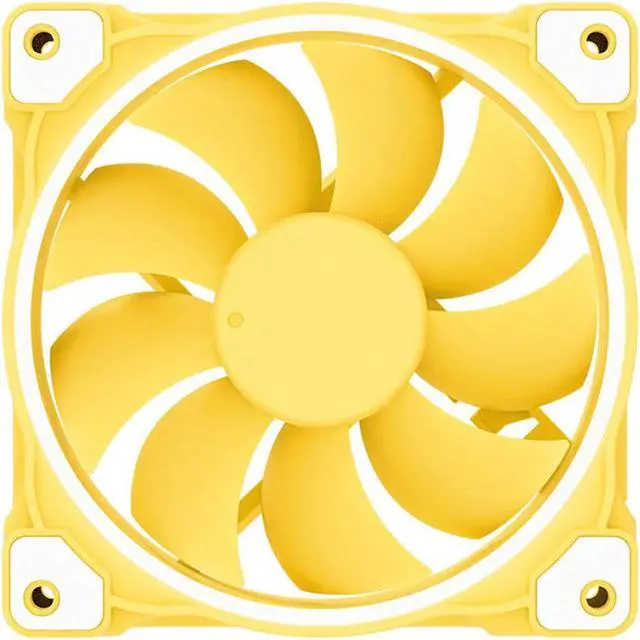 Main image of ZF-12025 Pastel 120mm Case Fan White LED PWM Fan for PC Case/CPU Cooler