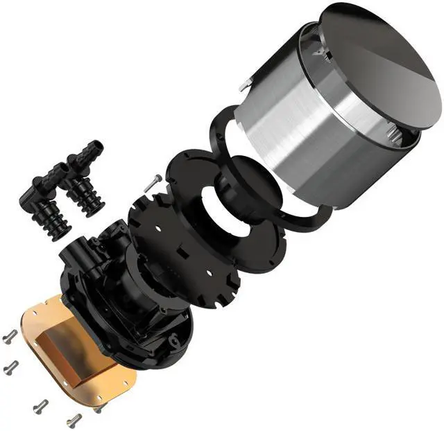 Alt view image 5 of 5 - SHADOW 240 Addressable RGB/ARGB Liquid Cooling System - Support Intel LGA1200/2011/115X/775; AMD FM2+/FM1/AM4/AM3/AM2+/AM2