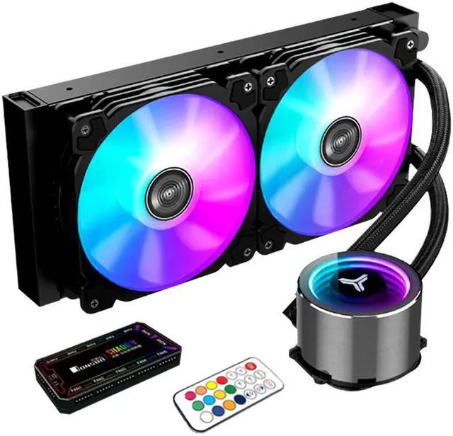 Main image of SHADOW 240 Addressable RGB/ARGB Liquid Cooling System - Support Intel LGA1200/2011/115X/775; AMD FM2+/FM1/AM4/AM3/AM2+/AM2