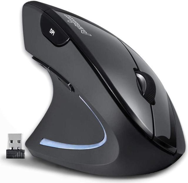 Perixx PERIMICE-713L, Wireless Ergonomic Left Handed Vertical