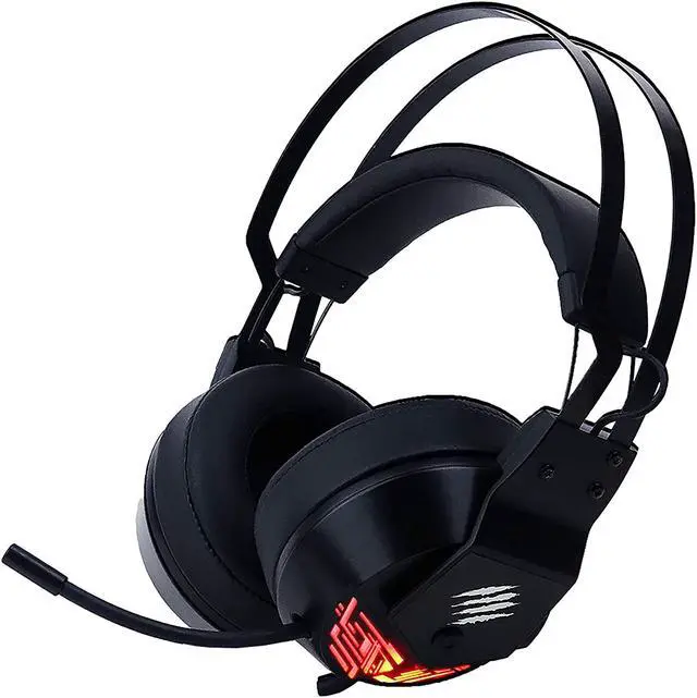 Alt view image 5 of 5 - Mad Catz The Authentic F.R.E.Q. 4 Gaming Stereo Headset with 7.1 virtual surround sound,50mm audio drivers, LED Light & Noise-canceling Mic(AF13C2INBL000-0)