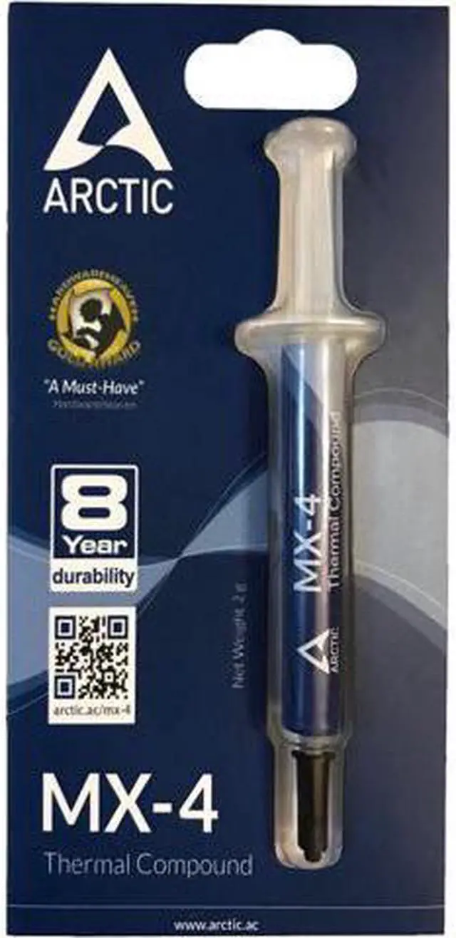 Main image of ARCTIC MX-4 Thermal Paste, Carbon Based High Performance Thermal Compound for All Coolers, Thermal Interface Material, 2 Grams