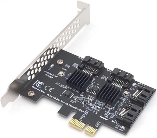 Main image of Corn 4 Port SATA 6Gbps to PCI Express Controller Card PCI-e to SATA III Adapter Converter SATA 3.0 PCIE Riser Expansion Adapter Board for PC