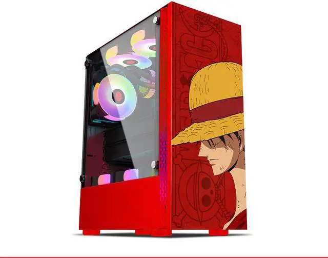 Main image of CORN Luffy ATX/Micro-ATX/iTX Middle Tower Gaming Computer Case Support 240mm Liquid Cooling