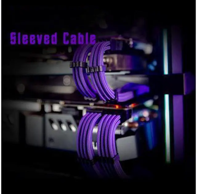 Alt view image 4 of 5 - CORN Extension Power Supply Cable Kit 18AWG ATX/EPS/8-pin PCI-E/6-pin PCI-E