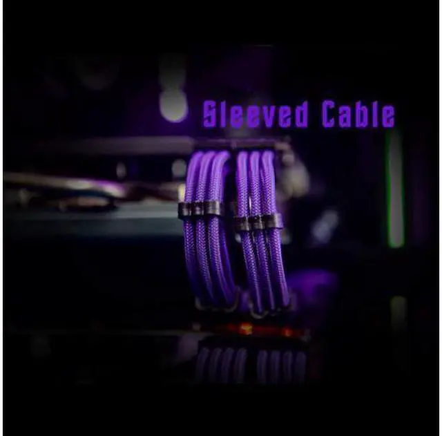 Alt view image 2 of 5 - CORN Extension Power Supply Cable Kit 18AWG ATX/EPS/8-pin PCI-E/6-pin PCI-E