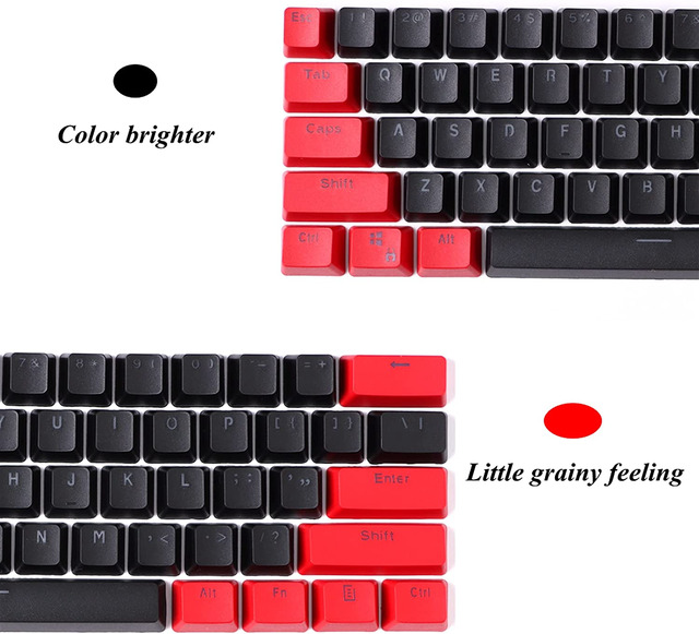 Jeu De 61 Touches Rétroéclairées PBT Pour Clavier Mécanique – Compatible Ducky, RK61, Anne Pro 2 Et Autres (Clavier Non Inclus)