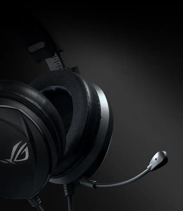 Alt view image 4 of 4 - ASUS ROG Theta Electret 3.5mm Gaming Headset, with a certified built-in boom microphone and multiplatform support for PC, game consoles, and mobile devices