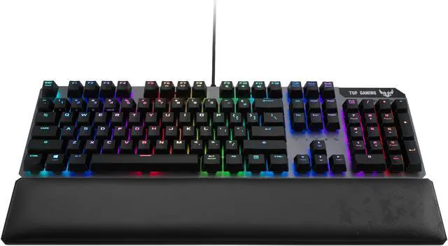 Alt view image 2 of 3 - ASUS TUF Gaming K7 Optical-Mech Keyboard with IP56 resistance to dust and water, aircraft-grade aluminum, Aura Sync lighting