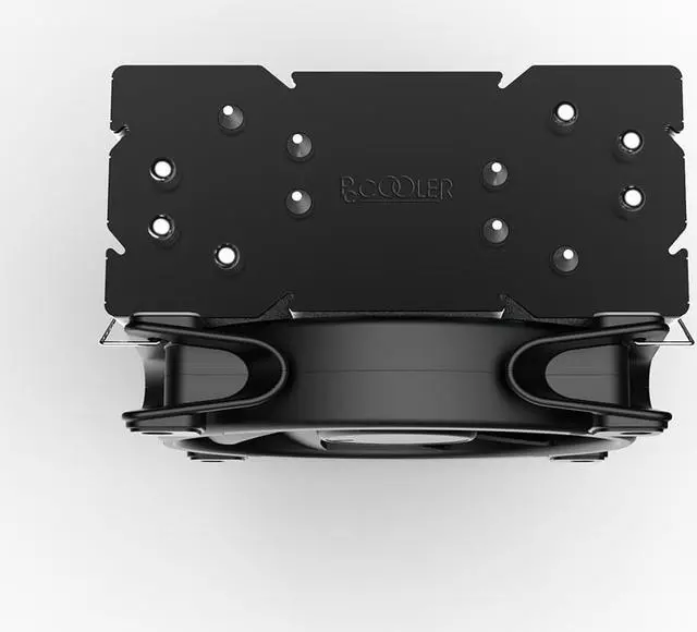 Alt view image 5 of 7 - GI-R66U Tower CPU Cooler, 6xF6mm Pure Copper Heat Pipe, Mirror Finish Nickel-Plated Pure Copper Base, 120mm PWM Intelligent Temperature Control Blue Light Silent Fan