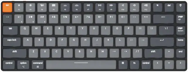 Alt view image 3 of 4 - Keychron K3 Ultra-slim Wireless Mechanical Low Profile Keyboard Optical Hot-Swappable Switch RGB Backlit for Mac Windows