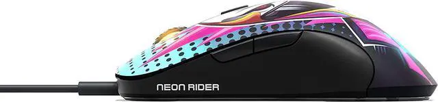 Alt view image 2 of 7 - SteelSeries Sensei Ten Neon Rider Limitted Edition Gaming Mouse – 18,000 CPI TrueMove Pro Optical Sensor – Ambidextrous Design – 8 Programmable Buttons – 60M Click Mechanical Switches – RGB Lighting