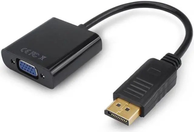 Alt view image 2 of 5 - CORN Display Port to VGA Display Port DP Male To VGA Female Cable Adapter Converter Hot Sale-5 Pack