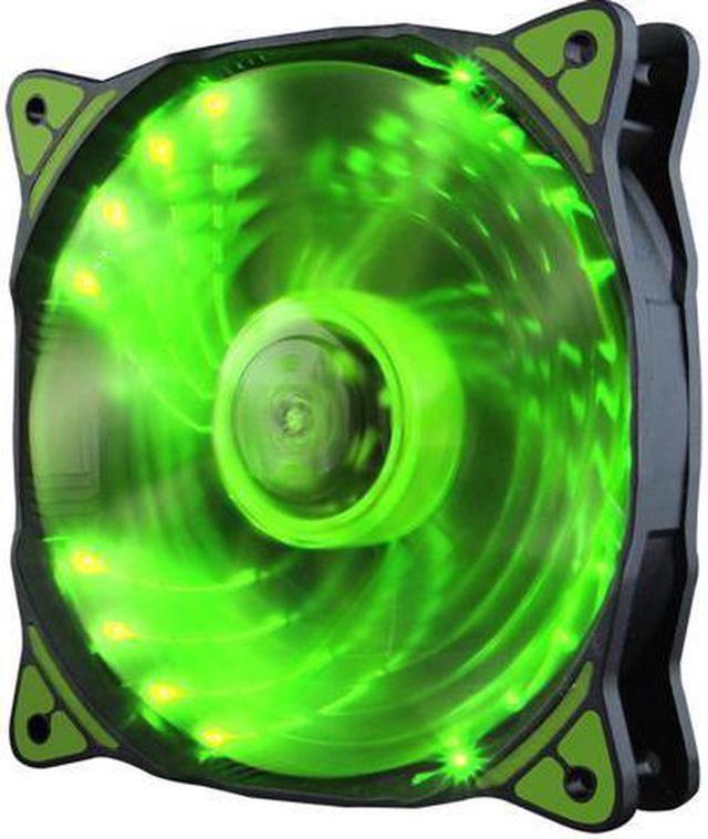 Fyrretræ golf Diverse varer PcCooler Coldwind 3D Blast Light (Green) - 120mm Super Silent Cooling Fan  with 16 LED, Wolfclaw Fan Blade, Rifle Bearing, 3-pin/LP4, Anti-Vibration  Pads Case Fans - Newegg.com