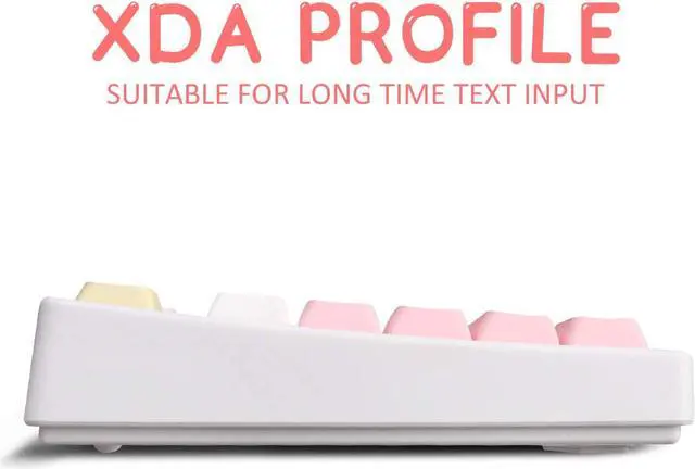 Alt view image 2 of 6 - Corn PBT 146 Key XDA Profile DYE-SUB Keycap Macaron Personalized Theme Keycap for Cherry Mx Switch Mechanical Keyboard