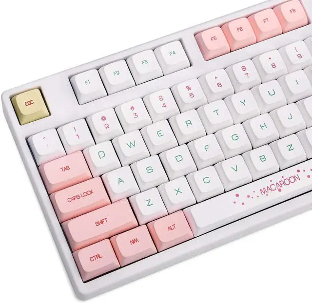 Main image of Corn PBT 146 Key XDA Profile DYE-SUB Keycap Macaron Personalized Theme Keycap for Cherry Mx Switch Mechanical Keyboard