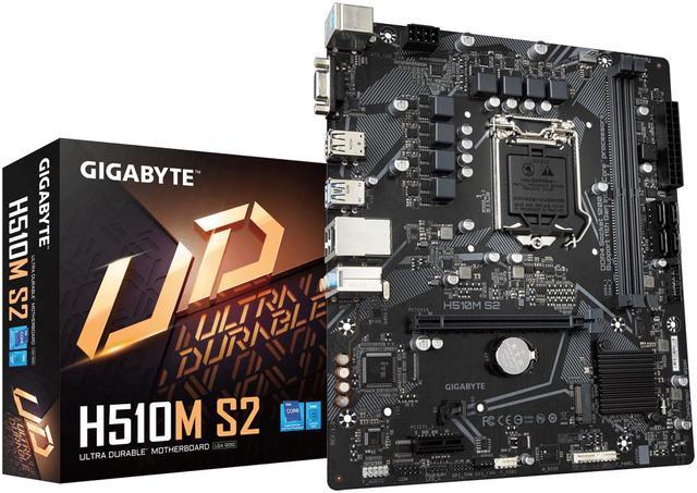 GIGABYTE H510M S2 Intel H510M Ultra Durable Motherboard with 6+2