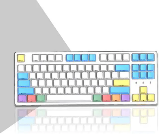 Main image of CORN Wired Compact 87 Keys Mechanical Keyboard,ABS-Colourful,Brown Switch