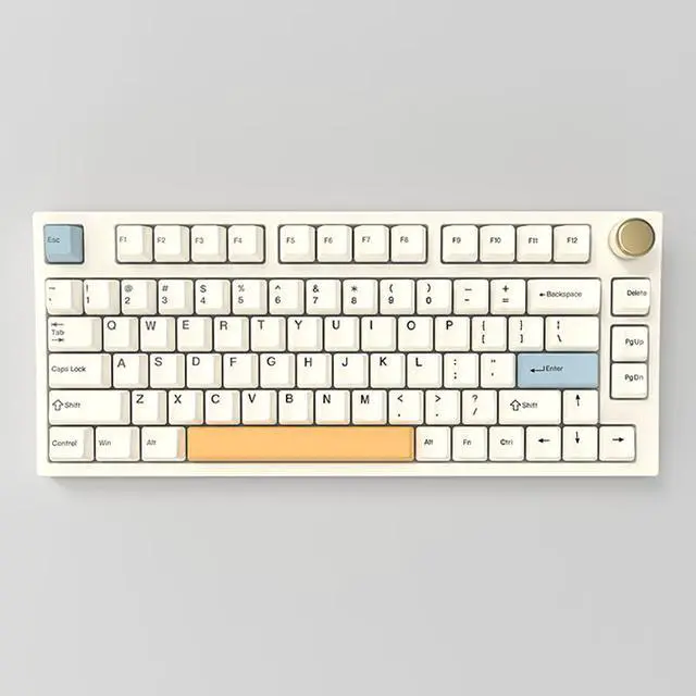 Main image of CORN NJ80 Mechanical Gaming Keyboard Ultra-thin 80 Keys with 3 Modes(wired+2.4G+bluetooth)-Box White Switch Suitable for PC/MAC/I0S/ Android /Windows,Steel Positioning Plate