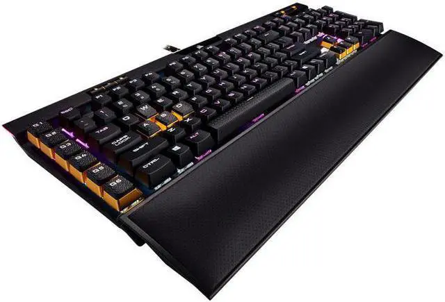 Alt view image 6 of 7 - Corsair K95 RGB PLATINUM SE Mechanical Gaming Keyboard, Cherry MX Silver, Backlit RGB LED, 6 Programmable Macro Keys,Dedicated Media Key,Detachable Palm Rest Included