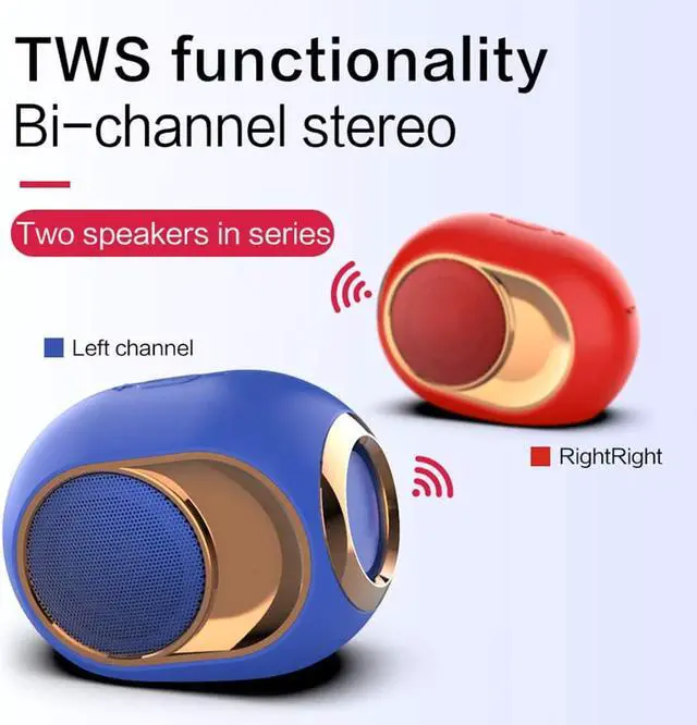 Alt view image 6 of 7 - CORN 108 DB Stereo Golden Egg Wireless Bluetooth Speaker, high-end Wireless Speaker, Portable Outdoor Wireless Stereo Matching