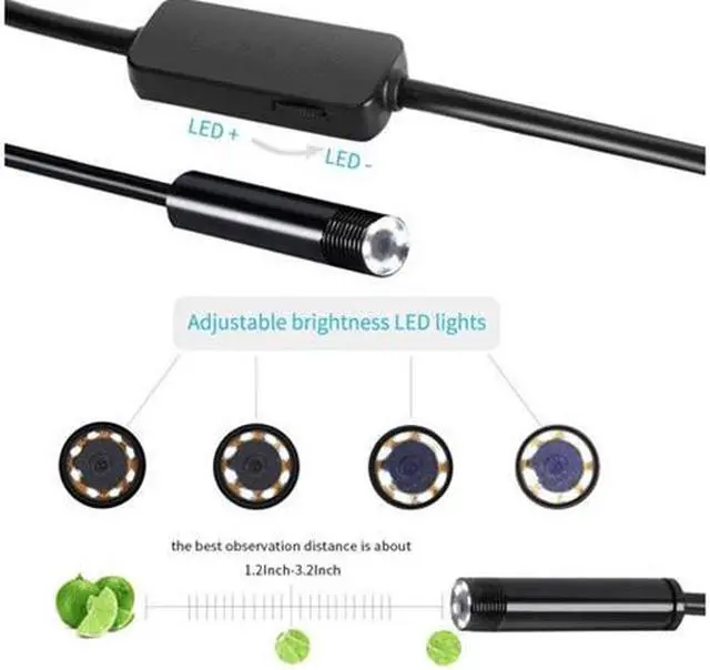 Alt view image 6 of 7 - SEE ANYWHERE Wireless Inspection Camera Updated 1200P HD Wifi Endoscope Borescope With 2.0 Megapixels 1200P HD Snake Camera For Iphone Android Smartphone, Table, Ipad, PC - 11.5FT