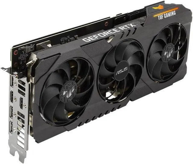 Alt view image 3 of 7 - ASUS TUF-RTX3070-O8G-V2-GAMING (LHR) Video Card,8GB 256-bit GDDR6 PCI Express 4.0 x16,1845MHz Core Frequency,DisplayPort 1.4a *3,HDMI 2.1*2