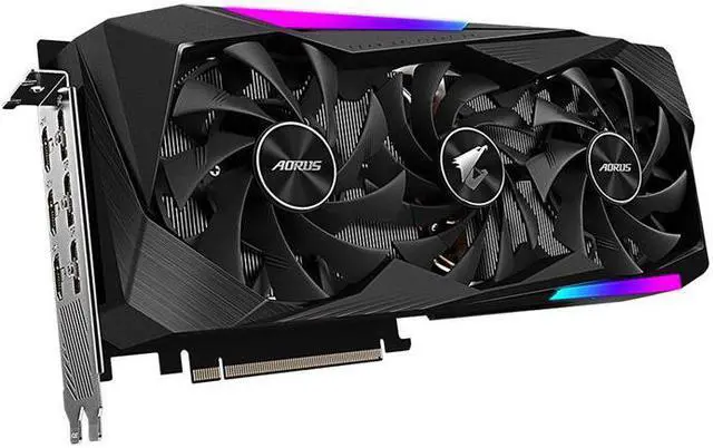 Alt view image 2 of 7 - GIGABYTE AORUS GeForce RTX 3070 MASTER 8G (LHR) Video Card,8GB 256-bit GDDR6 PCI Express 4.0 x16,1845MHz Core Frequency,DisplayPort 1.4a *3,HDMI 2.1*2, HDMI 2.0*1