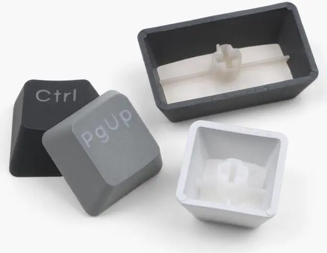 Alt view image 2 of 7 - Corn Dye Sublimation Keycaps OEM Profile Keycap Set for 68 84 87 104 MX1.0 6.0 8.0 Mechanical Keyboard (123 Keys, Polar Day) - Keycaps Only
