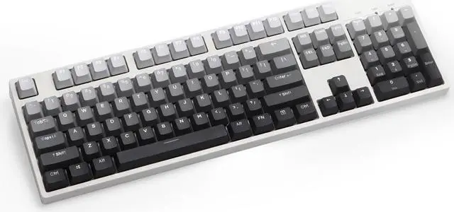 Alt view image 3 of 7 - Corn Dye Sublimation Keycaps OEM Profile Keycap Set for 68 84 87 104 MX1.0 6.0 8.0 Mechanical Keyboard (123 Keys, Polar Day) - Keycaps Only
