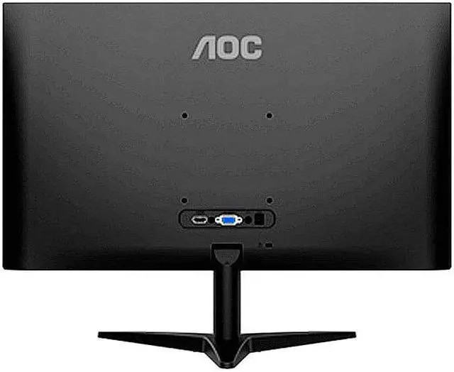 Alt view image 4 of 5 - AOC 24" Narrow Bezel 1080p Full HD Wide Viewing Angle Eye Protection Display (24B1XHM), 75Hz, 6ms,Filter Blue Light Flicker-Free Screen, D-Sub (VGA), HDMI, Audio Output