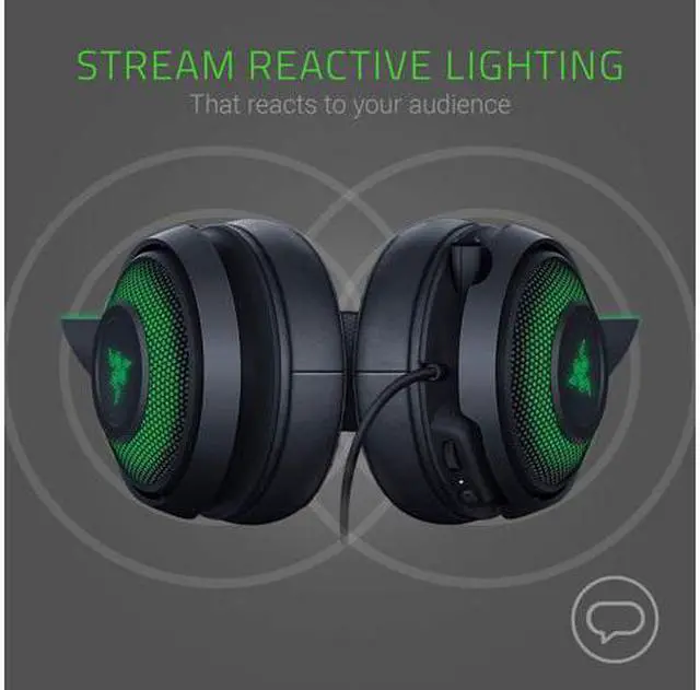 Alt view image 3 of 7 - Kraken Kitty - Wired USB Gaming Headset - THX Spatial Audio - Black