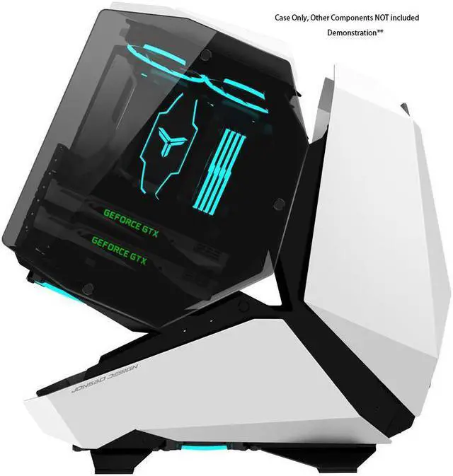 Alt view image 3 of 4 - CORN MOD5 Gaming Computer Case Support ATX/ MATX/ ITX Motherboard and 360 Liquid Cooling