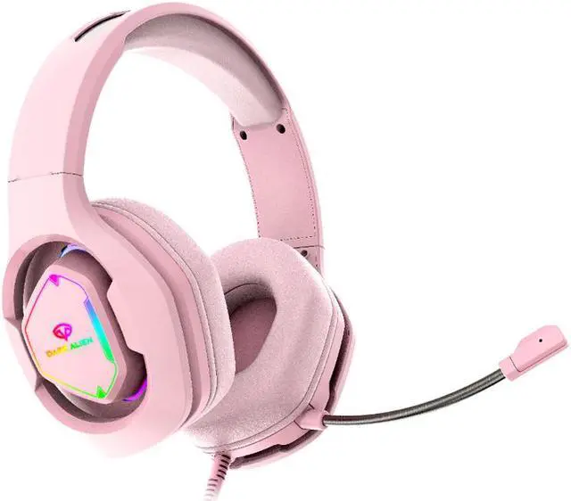 Main image of Corn E600 USB Wired Gaming Headset with Noise-canceling Mic, 7.1 Surround Sound, 50MM Drivers, Removable Ear Foam, RGB lighting effect