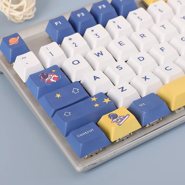Corn 134 Keycap PBT Sublimation Astronaut Theme Keycap Set Cherry ...