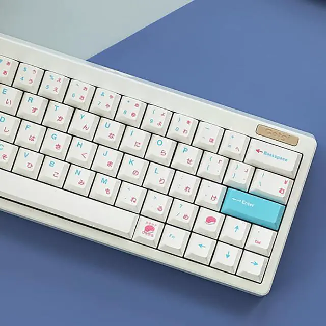 Alt view image 7 of 7 - Corn 135 Keys Japanese Sushi Keycaps Cherry Profile Dye-Sub PBT Keycap Compatible with GH60 / GK64 / GK61 / 68/87/104 for Mechanical Gaming Keyboard Gateron Kailh Cherry MX Switches