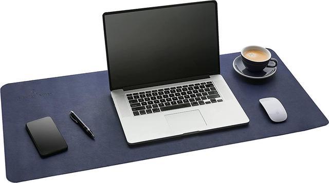 navy blue desk pad