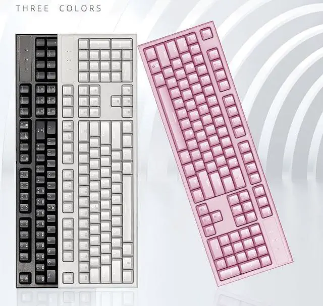 Alt view image 2 of 3 - CORN Electroncis GK511 Mechanical Gaming Keyboard White LED Backlit Wired Keyboard with Red Switches for Windows PC Office and Working -ABS Keycaps(Black, 104 Keys)