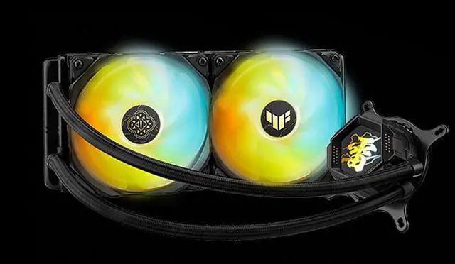 Alt view image 4 of 4 - ASUS TUF GAMING 240 ARGB Integrated Water-Cooled Radiator, Demon Slayer Joint Limited Edition, Support Shenguang Synchronization/TUF GAMING ARGB Fans