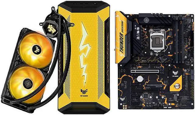 Main image of ASUS TUF GAMING 240 ARGB Integrated Water-Cooled Radiator & TUF GAMING GT501 Chassis & TUF GAMING B560-PLUS WIFI Motherboard Combination, Demon Slayer Joint Limited Edition