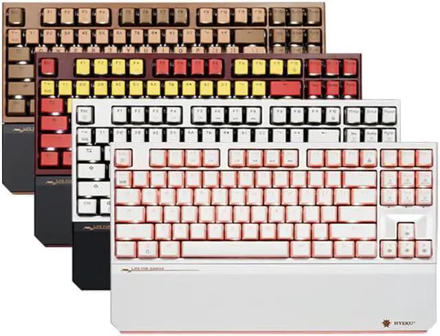 Alt view image 2 of 2 - CORN X3A Mechanical Gaming Keyboard White LED Backlit Wired Type-C/2.4G Keyboard with Blue Switches for Windows PC Office and Working-PBT Keycaps(White, 87 Keys)