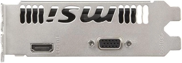 Alt view image 4 of 5 - MSI GeForce GT 1030 AERO ITX 2GD4 OCV1 Video Card(Fanless, Silent),2GB 64-bit GDDR4,PCI Express 3.0,1×HDMI Interface, 1×D-sub Interface