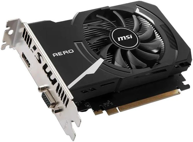 Alt view image 2 of 5 - MSI GeForce GT 1030 AERO ITX 2GD4 OCV1 Video Card(Fanless, Silent),2GB 64-bit GDDR4,PCI Express 3.0,1×HDMI Interface, 1×D-sub Interface