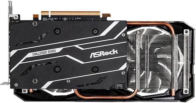 Alt view image 5 of 6 - ASRock Radeon RX 6600 Challenger D 8GB Graphics Card, 8GB 128-bit GDDR6, Support PCI Express 4.0,1×HDMI Interface, 3×DisplayPort1.4 Interface