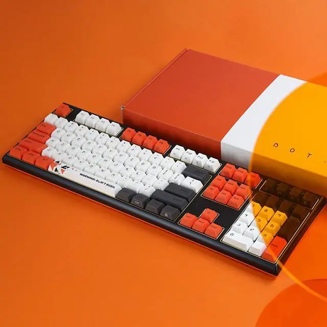 Alt view image 4 of 7 - Varmilo VBS108 wireless Bluetooth 5.0/2.4Ghz/type-c wired 108 keys three Modes Connectable Mechanical Gaming Keyboard, PBT keycaps, Cherry MX Brown switches