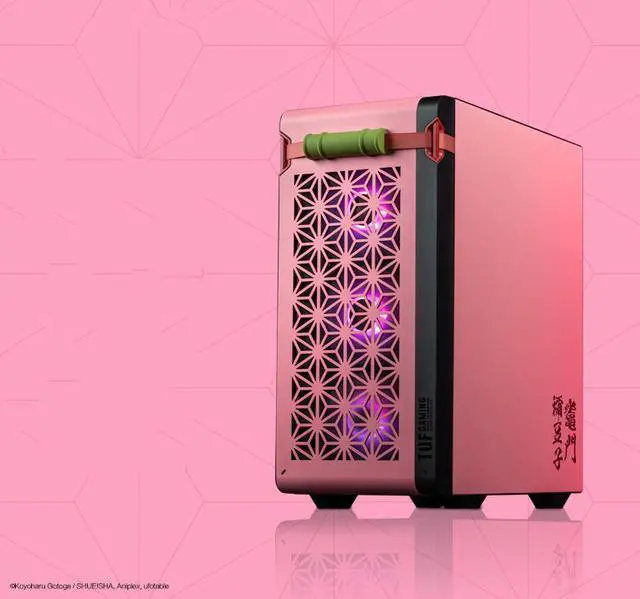 Alt view image 5 of 5 - ASUS TUF GAMING GT301 Demon Slayer Kamado Nezuko Co-Branded Chassis (Supports ATX/4 Shenguang Synchronous Fans/Side-Through Chassis)