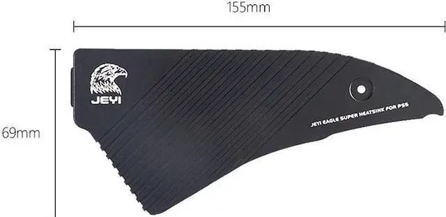 Alt view image 4 of 6 - JEYI PS5 Dedicated Radiator, Integrated Design M.2 Heat Sink, PS5 NVME4.0 Dedicated Host Radiator