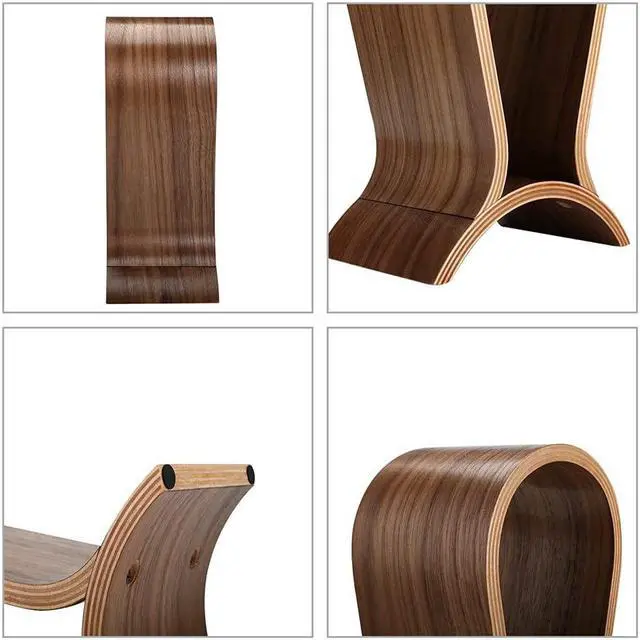 Alt view image 4 of 7 - Headphone Stand Wood,Stand for Headphones,Walnut Finish Gaming Headphone Display Compatible for Sennheiser, Bose, Beats, Razer, AKG, Logitech, HyperX, Sony PS4 et.